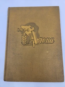 Annuario scuola superiore di Parigi 1944 - Parigi, Illinois L'ARENA '44 Edgar County, IL - Foto 1 di 20