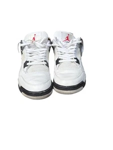 Nike Air Jordan 4 Retro 1999 White Cement OG Size 10 Cracked Midsole - Picture 1 of 7