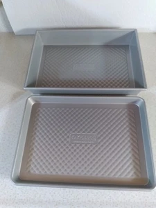 2 RARAS SARTÉN DE METAL ACOLCHADA CAKE BOSS / SARTÉN DE CHAPA 9" X 13" 6,8 Y 16,9 TAZAS PARA COCINAR - Imagen 1 de 9
