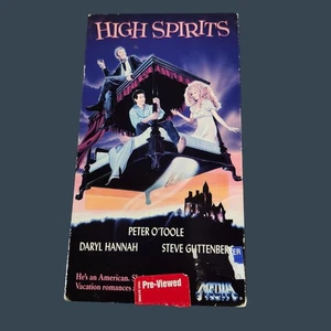 High Spirits 1988 VHS Movie Peter OToole Daryl Hannah Comedy Pre-Viewed - Picture 1 of 4