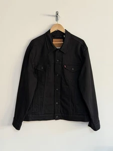 Chaqueta vaquera Levi’s Denim Trucker negra azabache para hombre XL - Imagen 1 de 14