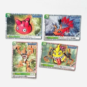 1998 Vintage Digimon Digital Monster Trading Card 4 types Etemon Sukamon Elecmon - Picture 1 of 6