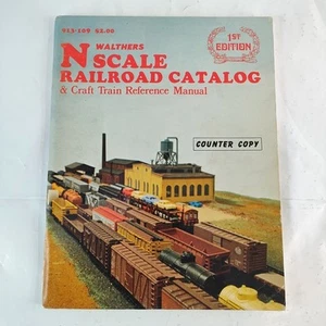 Counter Copy Walther's 1st Edition N Scale Railroad Catalog Rare HTF Wall Art - Bild 1 von 15