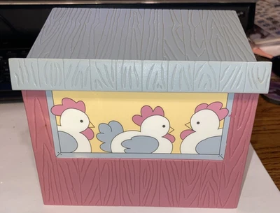 Porta recetas Avon Down on the Farm Home Collection pollo gallina casa con extras Foto 1 de 4