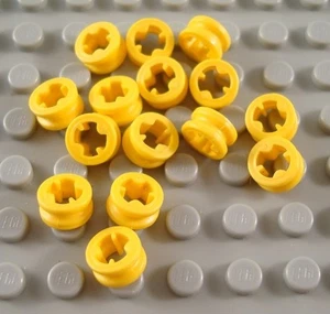 LEGO Lot of 15 Yellow Technic 1/2 Bush Connector Pieces - Picture 1 of 1