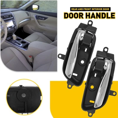 Manija interior puerta lateral izquierda+derecha apta para Nissan Altima 2013-2017 2014 2015 2016 Foto 1 de 4