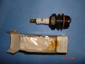 blue crown # 75 spark plug new 2 ea, 7/8 - Picture 1 of 3