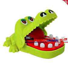 Crocodile Teeth Dentist Game Portable Funny Gags Toy with Keychain for Adult Kid
