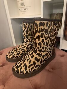 leopard cheetah UGGS y2k 6 boots