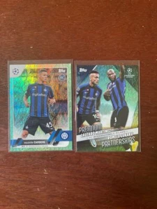 2022-23 Topps UEFA Champions League Internazionale Milano Lot x 2 cards - Picture 1 of 2