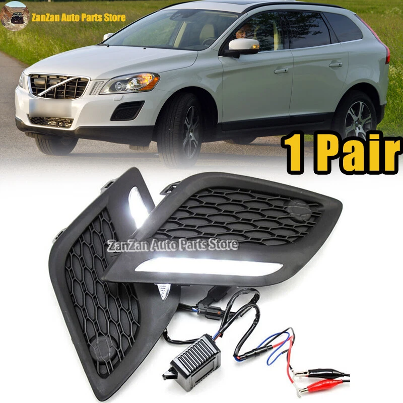 Left Right LED DRL Daytime Running Light Fog Lamp For Volvo XC60 2011 2012 2013 - image 1 of 4
