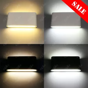 LED IP65 Wall Light Modern Indoor Outdoor Sconce Lamp Fixtures Up Down Porch - Picture 1 of 13