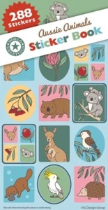 Australian Animals Sticker Booklet 288 Stickers/12 Booklet Sheets - Australiana - Picture 1 of 1