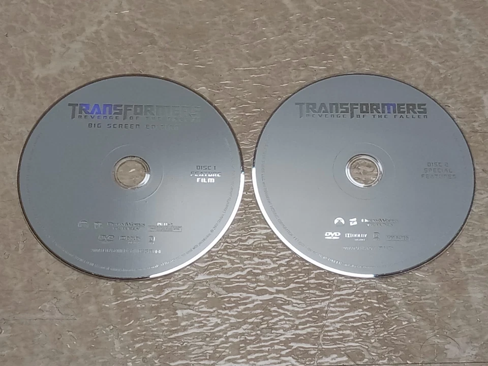 NEW Transformers: Revenge Of The Fallen DVD 2-Disc Big Screen Edition DISCS ONLY - Image 1 of 1