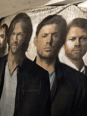 CW supernatural Dean Sam Winchester Castiel Throw Blanket - Image 1 of 4