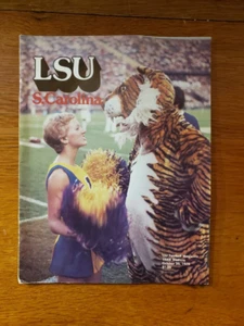1975 LSU Tigers vs South Carolina Gamecocks Football Programm - Bild 1 von 3