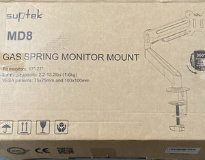 Monitor Mount Gas Spring Monitor Arm Desk Mount Fully Adjustable Fits 17”27 i... - Picture 1 of 3