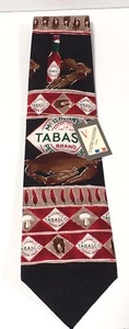 Claudio Valentino Tabasco Mcilhenny Co. Tie Chili Peppers Crabs Lobsters New - Picture 1 of 7