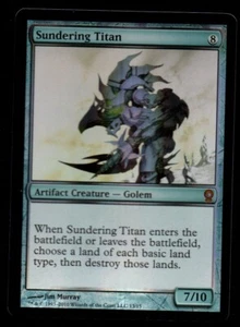 MRM ENGLISH FOIL Sundering Titan - Titan morceleur NM/M MTG Magic FTV - Picture 1 of 1