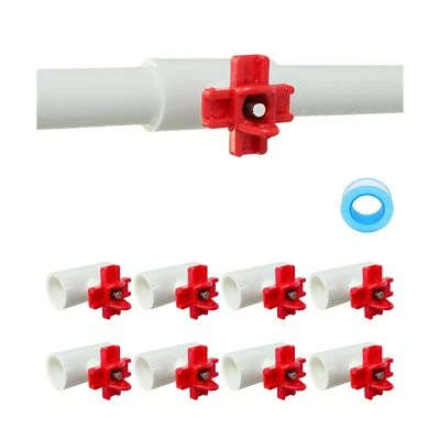 MAVGZUL (8 Pack) Horizontal Chicken Waterer Nipples with 1/2'' PVC Tee Fitt... Fast Ship