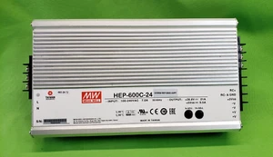 MEAN WELL HEP-600C-24 Switching Power Supply 600W 24V 25A 100-240VAC PFC AC-DC - Picture 1 of 7