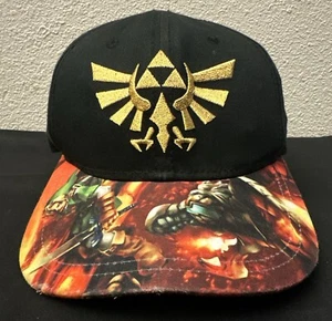 Nintendo The Legend of Zelda Ocarina of Time Baseball Cap Black 2017 - Picture 1 of 8