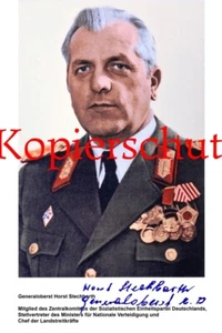 G78 Generaloberst Horst Stechbarth LaSK NVA DDR Foto 20x30 cm - Bild 1 von 1