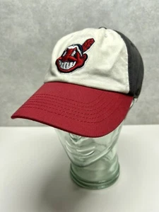 Vintage Cleveland Indians Chief Wahoo Fan Favoriten weiß rot  - Bild 1 von 8