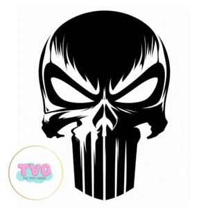 Punisher #7 - Skull - XL Vinyl Decal - 29x37cm - Bild 1 von 4