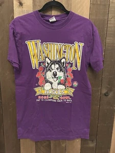 Vintage University Of Washington Huskies Rose Bowl Shirt Hardly Worn - Picture 1 of 3