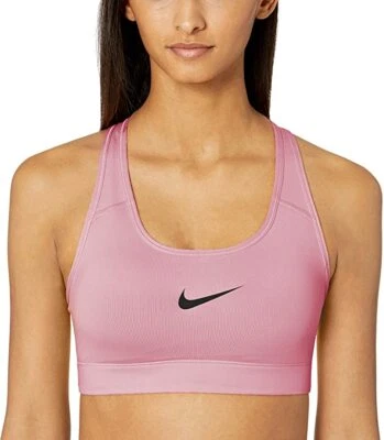 NEW! NIKE [XL] Women's Victory Padded Sports/Yoga Bra, Pink Rise, AH8645-629 - Image 1 of 2