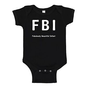 Fabulously Beautiful Infant Cute Funny New Born Baby Unisex Gift Baby Bodysuit