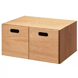 MUJI 12381129 Holz Eiche 2 Schublade Organisieren Aufbewahrungsschachtel - Bild 1 von 7