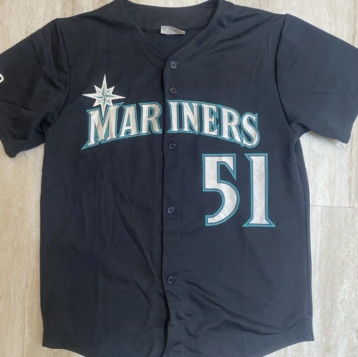 Camiseta deportiva Ichiro Suzuki de los Seattle Mariners #51. Talla M. Nueva. Jersey retirado Foto 1 de 3