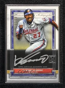 Colección Museo Topps 2020 enmarcada/15 Vladimir Guerrero #MFA-VG Auto Salón de la fama - Imagen 1 de 3