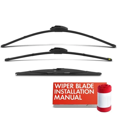 3Pcs 26'' & 22'' & 16" Windshield Wiper Blades for Lexus RX350 RX450h 2010-2015 - Image 1 of 4