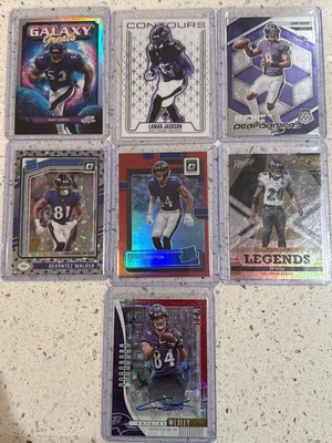 2024 Topps Chrome Ray Lewis Galaxy Greats + auto and more - Image 1 of 4