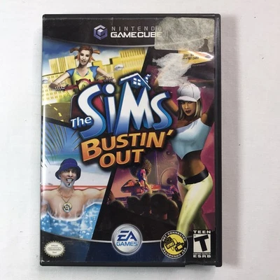 The Sims Bustin' Out (Nintendo GameCube, 2003) EA Games - Image 1 of 4