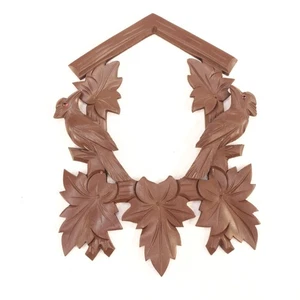 Cuckoo Clock Frame with Birds 10-3/4 inches tall - Vintage - XC1083 - Picture 1 of 2