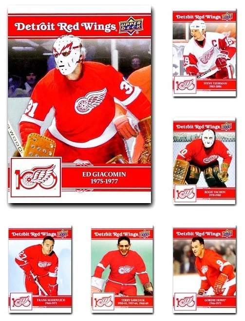 2025-26 UD Detroit Red Wings Centennial **** PICK YOUR CARD **** From The SET - Image 1 of 1