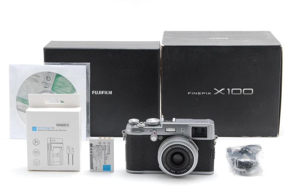 [MINT in Box] Fujifilm FinePix X100 12.3MP Digital Camera Silver From JAPAN #66 - Image 1 of 4