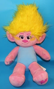 Dreamworks Troll Band Together Build A Bear Plüschpuppe rosa blau gelbe Haare 20 Zoll - Bild 1 von 11