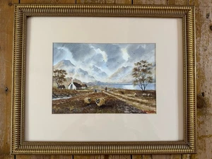 Vintage Watercolour Brian Clarkson Gallery Inverness Landscape Wildlife Art A2 - Picture 1 of 9