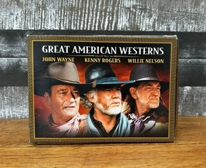 Great American Western DVD Set With Kenny Rodgers, John Wayne, And Willie Nelson - Imagen 1 de 9