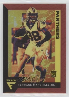 2021 Panini Chronicles Flux Rookies Red Prizm /99 Terrace Marshall Jr #FX-16 RC - Image 1 of 2