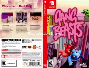 Gang Beasts Switch Replacement Case - Picture 1 of 4