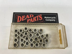 Harley NOS Aermacchi 50808-61P Sprint C H SS Rear Footrest Footpeg Nuts NOS - Picture 1 of 1