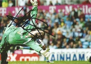 SUNDERLAND: KELVIN DAVIS SIGNED 6x4 ACTION PHOTO + COA - Bild 1 von 1