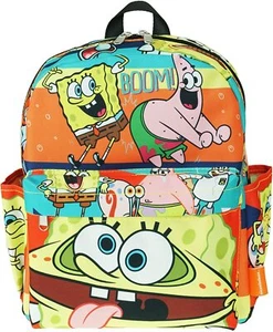 Bob Esponja Pantalones Cuadrados de 12 pulgadas Deluxe Total Estampado Mochila A21272 - Imagen 1 de 4