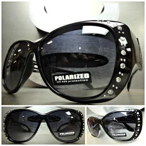 New WRAP AROUND DRIVING POLARIZED SUN GLASSES Black Frame Wear Over RX Glass Fit - Picture 1 of 10
